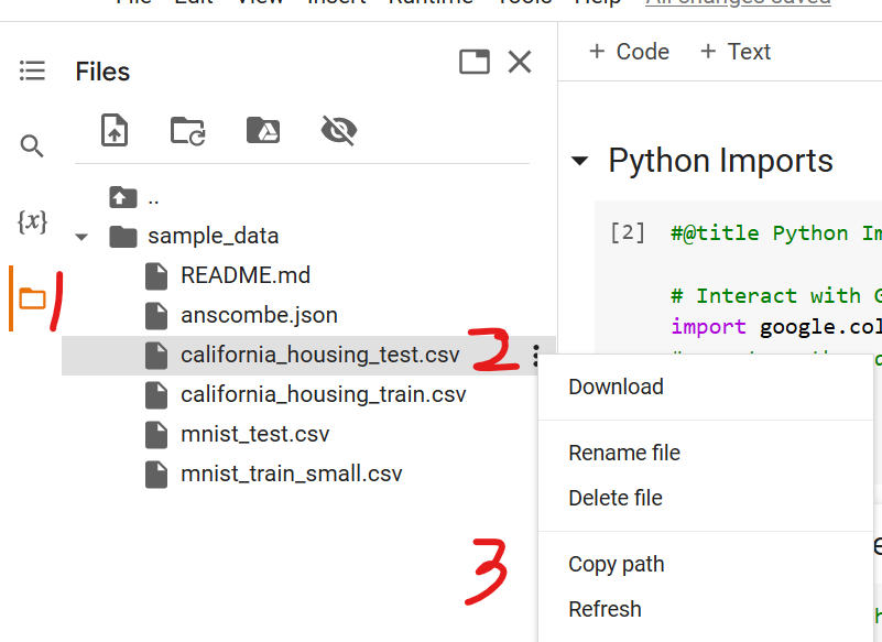 use copy path to get an object's Google Drive path